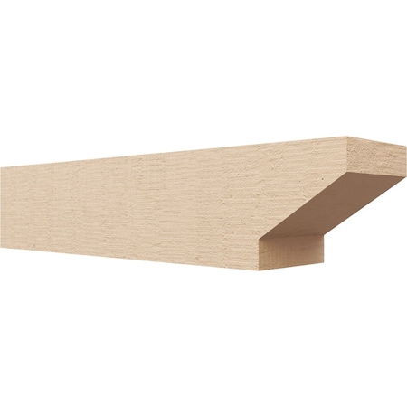 Ekena Millwork 6in. W x 6in. H x 28in. L Clemmons Woodgrain TimberThane Rafter Tail, Primed Tan RFTUR06X06X28CLERCPR